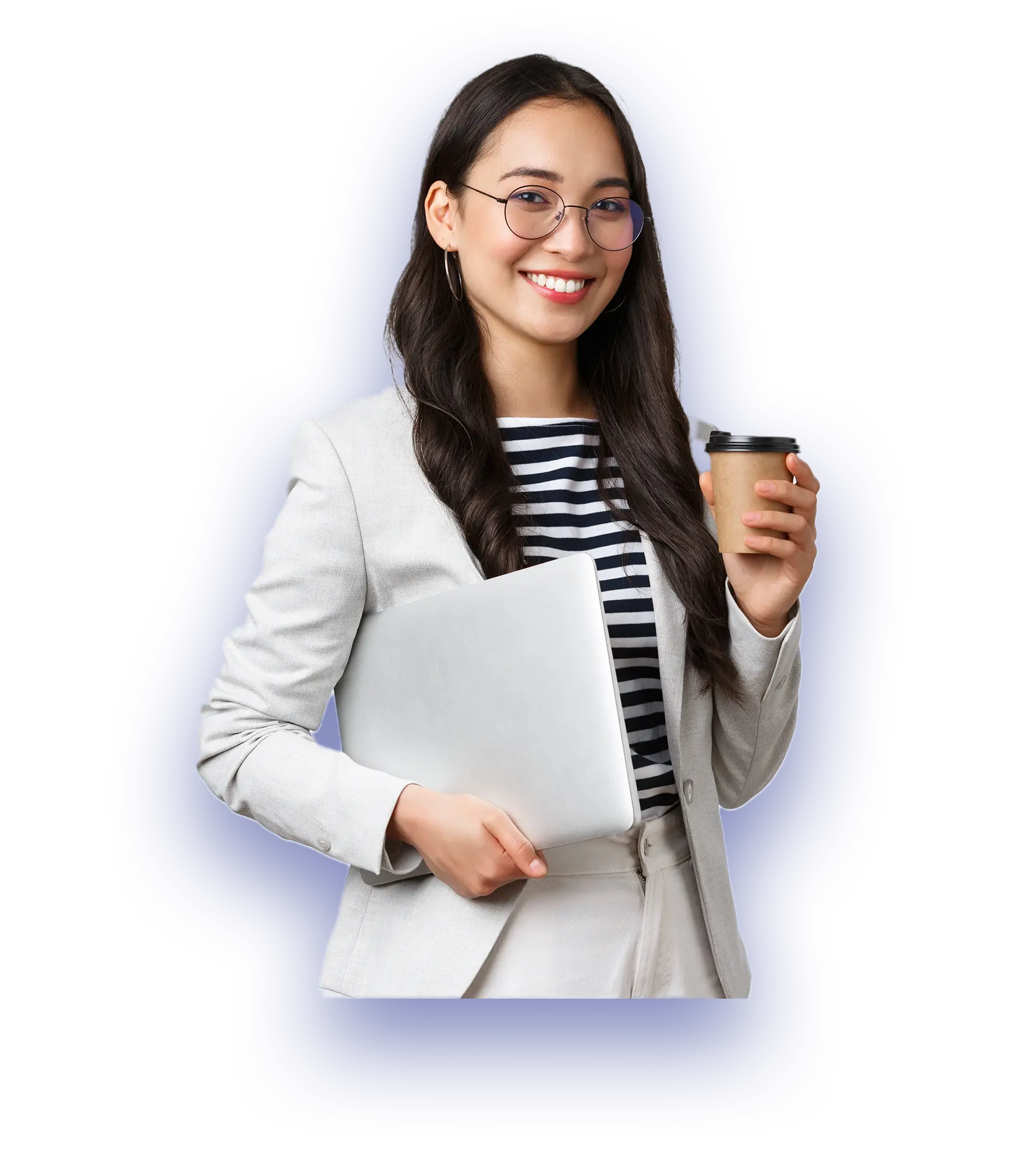 Seamless Financial Planning Back-office - female financial planner holding coffee and ready for a client consultation